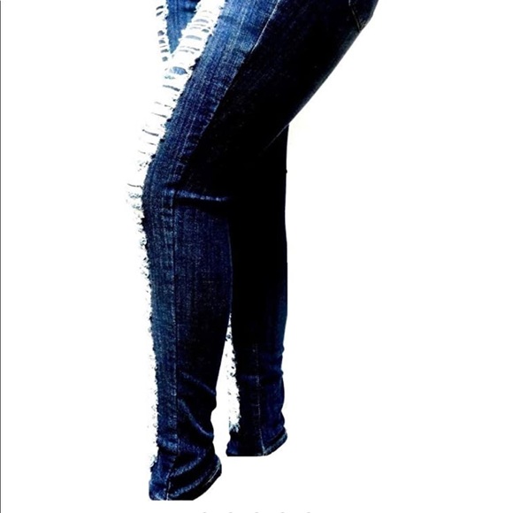 Jack David PS Stretch Ripped Skinny Jeans N629 - Picture 5 of 5